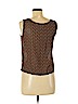 Emma James 100% Polyester Brown Sleeveless Blouse Size 6 (petite) - photo 2