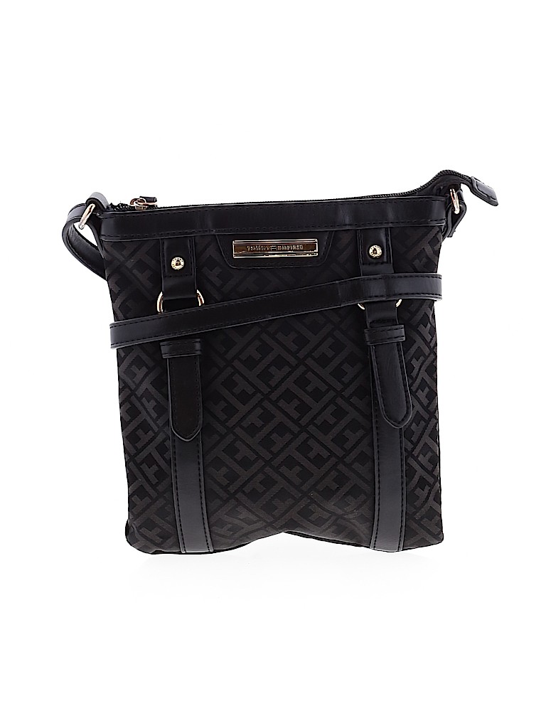 Tommy Hilfiger Solid Black Crossbody Bag One Size 82 off thredUP