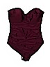 Merona Purple One Piece Swimsuit Size L - photo 1