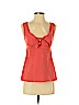 Trina Turk Orange Sleeveless Blouse Size 2 - photo 1