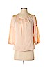 Talbots 100% Polyester Pink 3/4 Sleeve Blouse Size 2 (petite) - photo 1