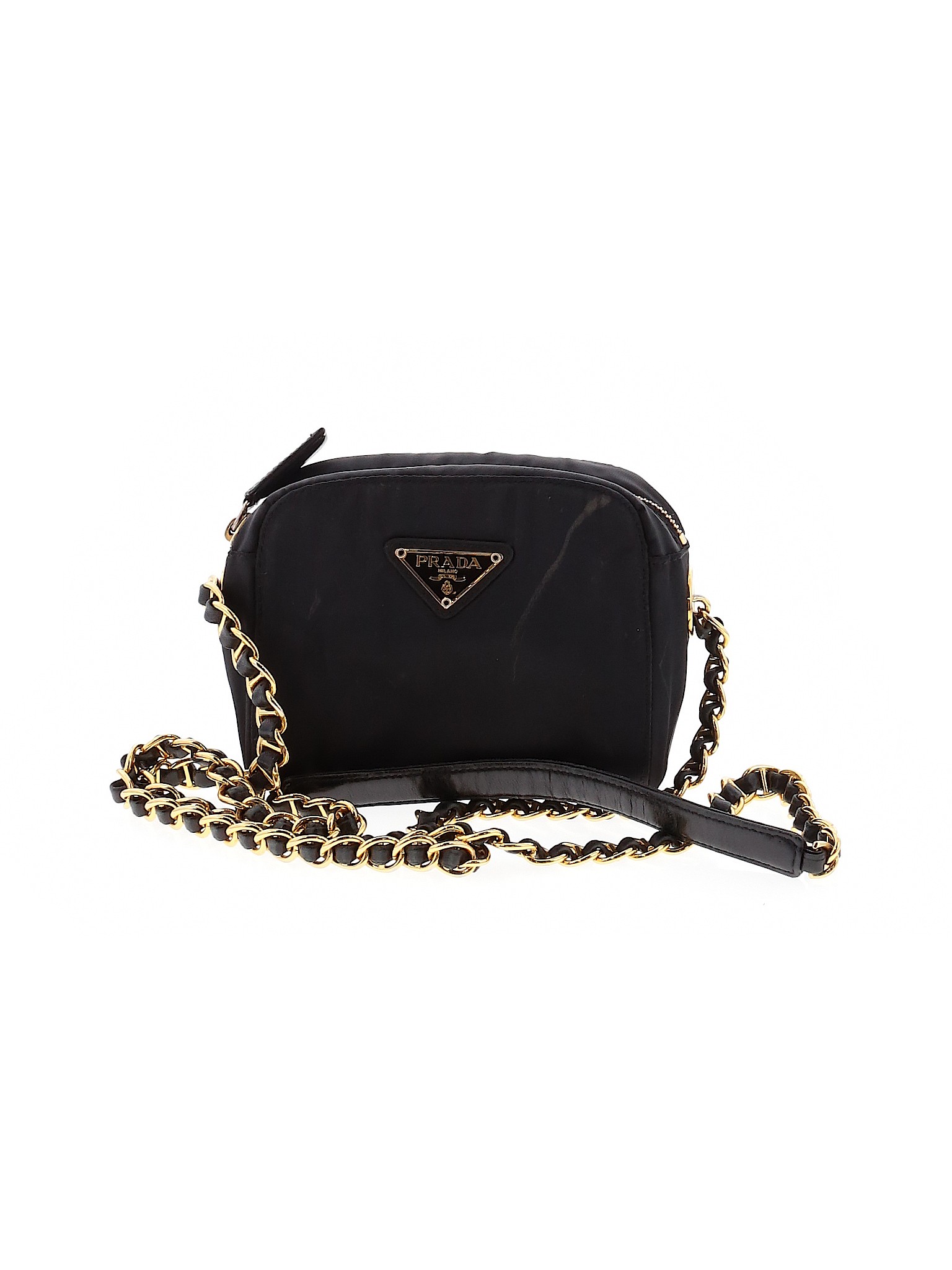 prada small monochrome crossbody bag