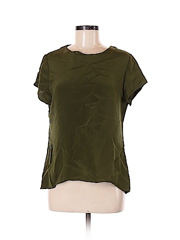 Cuyana Short Sleeve Silk Top (view 1)