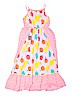 Cat & Jack 100% Rayon Print Pink Dress Size 7 - 8 - photo 1