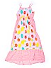 Cat & Jack 100% Rayon Print Pink Dress Size 7 - 8 - photo 2