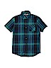 Shaun White Teal Short Sleeve Button-Down Shirt Size L (youth) - photo 1