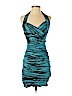 Nicole Miller Teal Cocktail Dress Size 0 - photo 1