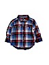 Baby Gap 100% Cotton Blue Long Sleeve Button-Down Shirt Size 12-18 mo - photo 1