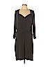 Barneys New York Gray Casual Dress Size L - photo 1