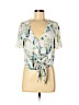 Show Me Your Mumu Ivory Short Sleeve Blouse Size S - photo 1
