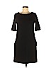 Adrienne Vittadini Black Casual Dress Size 0 - photo 1