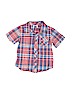 Old Navy 100% Cotton Red Short Sleeve Button-Down Shirt Size 3T - photo 1