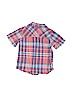 Old Navy 100% Cotton Red Short Sleeve Button-Down Shirt Size 3T - photo 2
