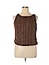 Judith Hart Brown Sleeveless Blouse Size 16 (petite) - photo 1