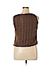 Judith Hart Brown Sleeveless Blouse Size 16 (petite) - photo 2