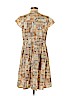 Retrolicious 100% Cotton Tan Casual Dress Size 1X - photo 2