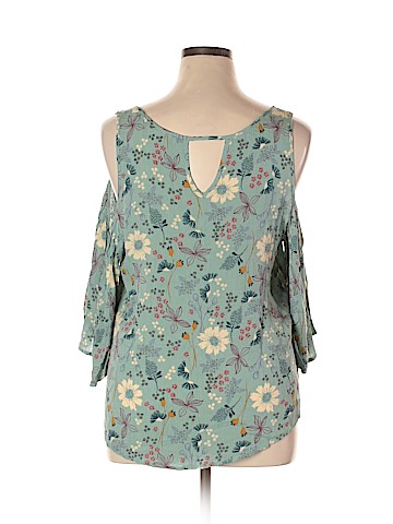 Mossimo Supply Co. 3/4 Sleeve Blouse (view 2)