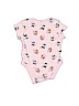 Old Navy 100% Cotton Pink Short Sleeve Onesie Size 0-3 mo - photo 2