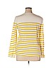 Ann Taylor LOFT Outlet 100% Cotton Yellow Long Sleeve T-Shirt Size XL - photo 2