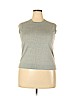 J. Crew Factory Store 100% Cotton Gray Sweater Vest Size XXL - photo 1