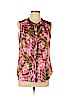 Liz Claiborne 100% Polyester Pink Sleeveless Blouse Size L (petite) - photo 1