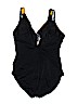 Longitude Black One Piece Swimsuit Size 14 - photo 2