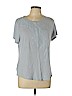 Simply Vera Vera Wang 100% Rayon Gray Short Sleeve Top Size XL (petite) - photo 1