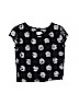 Justice Black Short Sleeve Top Size 10 - photo 2