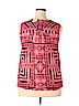 Lucky Brand 100% Viscose Red Sleeveless Blouse Size 2X - photo 2