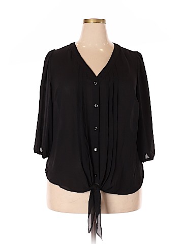 NY Collection 3/4 Sleeve Blouse (view 1)