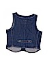 The Children's Place 100% Cotton Blue Denim Vest Size 14 - photo 2