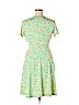 Assorted Brands 100% Polyester Green Casual Dress Size XL - photo 2