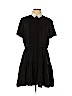 Kenzo 100% Silk Black Casual Dress Size EU (FR) 44 / US 12 - photo 1