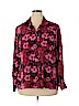 Notations 100% Polyester Pink Long Sleeve Blouse Size 1X - photo 1
