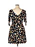 Just Fab 100% Rayon Black Casual Dress Size XL - photo 1