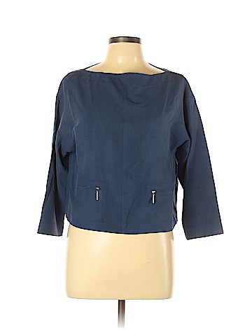 Linda Allard Ellen Tracy 3/4 Sleeve Silk Top (view 1)