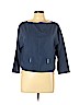 Linda Allard Ellen Tracy 100% Silk Blue 3/4 Sleeve Silk Top Size 10 (petite) - photo 1