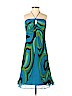 Laundry by Shelli Segal 100% Silk Teal Cocktail Dress Size 8 - photo 1
