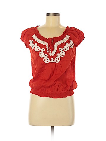 Banana Republic Factory Store Short Sleeve Blouse (view 1)