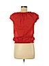 Banana Republic Factory Store 100% Cotton Red Short Sleeve Blouse Size M (petite) - photo 2