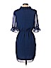 Banana Republic 100% Polyester Blue Casual Dress Size XS (petite) - photo 2