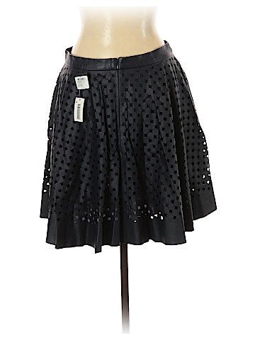 Club Monaco Faux Leather Skirt (view 2)