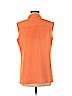 Ann Taylor 100% Polyester Orange Sleeveless Blouse Size L (petite) - photo 2