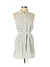 Forever 100% Rayon White Casual Dress Size M - photo 1