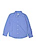 Talbots Kids 100% Cotton Blue Long Sleeve Button-Down Shirt Size 7 - photo 1