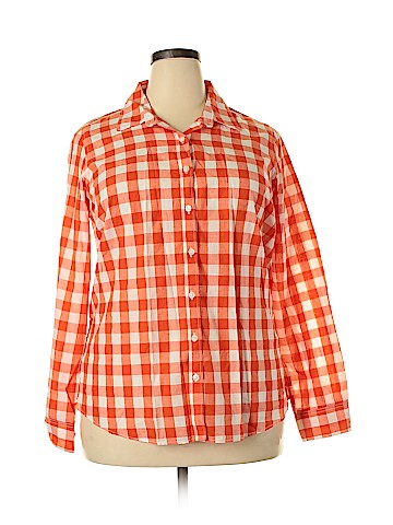 Crown & Ivy Long Sleeve Button-Down Shirt (view 1)