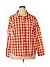 Crown & Ivy 100% Cotton Orange Long Sleeve Button-Down Shirt Size 1X - photo 1