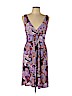 INC International Concepts 100% Rayon Purple Casual Dress Size L - photo 1