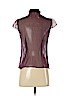 Nanette Lepore 100% Silk Purple Short Sleeve Silk Top Size 6 - photo 2