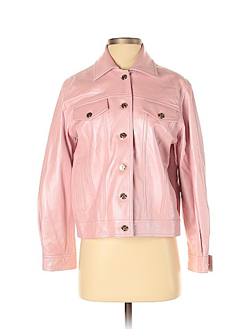 St. John Faux Leather Jacket (view 1)